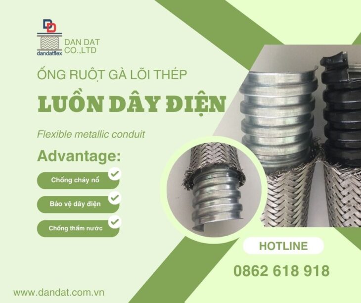 Ống Thép Luồn Dây Điện – Electrical Steel Conduit, Ống Luồn Dây Điện, Ống Ruột Gà Lõi Thép Bọc Nhựa