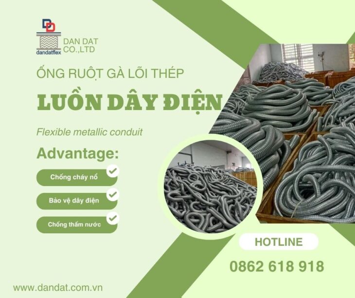 Ống Thép Luồn Dây Điện – Electrical Steel Conduit, Ống Luồn Dây Điện, Ống Ruột Gà Lõi Thép Bọc Nhựa
