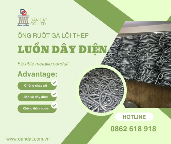 Ống Thép Luồn Dây Điện – Electrical Steel Conduit, Ống Luồn Dây Điện, Ống Ruột Gà Lõi Thép Bọc Nhựa