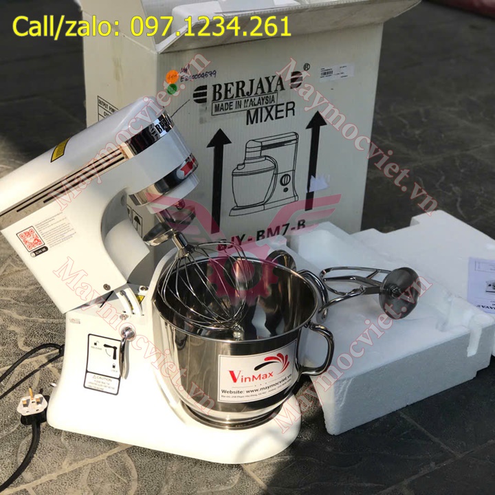 Máy trộn bột chạy điện Berjaya 7L BJY-BM7 giá rẻ