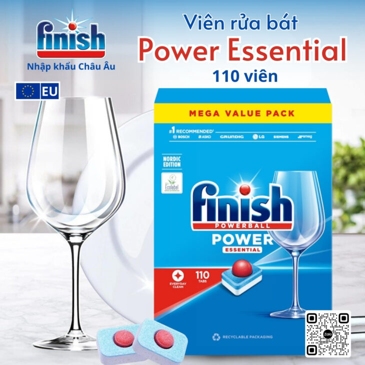 VIÊN RỬA BÁT FINISH NHẬP KHẨU CHÂU ÂU CHÍNH HÃNG, UY TÍN, CHẤT LƯỢNG