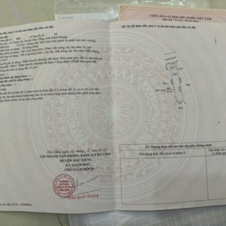 Bán lô đất đường Sỏi đỏ Thanh An ,Dầu Tiếng ,Bình Dương