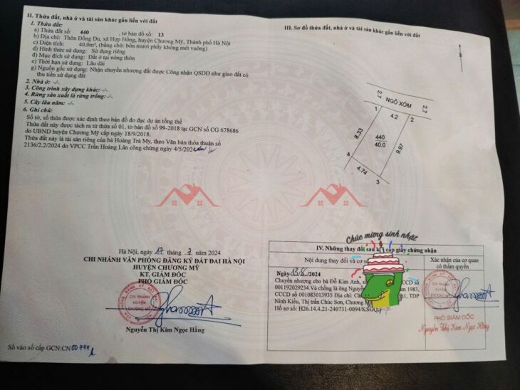 SIÊU PHẨM GIÁ 1,560 TỶ ĐẤT TẠI HỢP ĐỒNG-CHƯƠNG MỸ D/T:40M