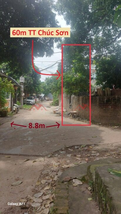 SIÊU PHẨM GIÁ 3,670 TỶ ĐẤT TẠI TT CHÚC SƠN-CHƯƠNG MỸ D/T:60M