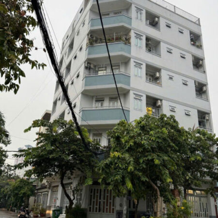 Căn hộ dịch vụ 6 tầng BTCT có thang máy mặt tiền đường Phan huy ích p15 Tân bình