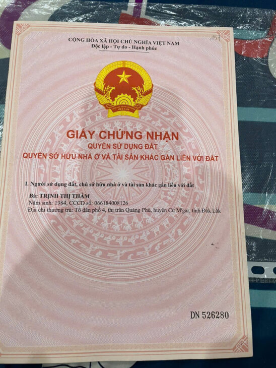 CẦN BÁN GẤP MẢNH ĐẤT Ở EA TAR, CƯ M’GAR, DAKLAK, 1,3 TỶ THƯƠNG LƯỢNG, DT 176,2 M2, PHÁP LÍ ĐẦY ĐỦ