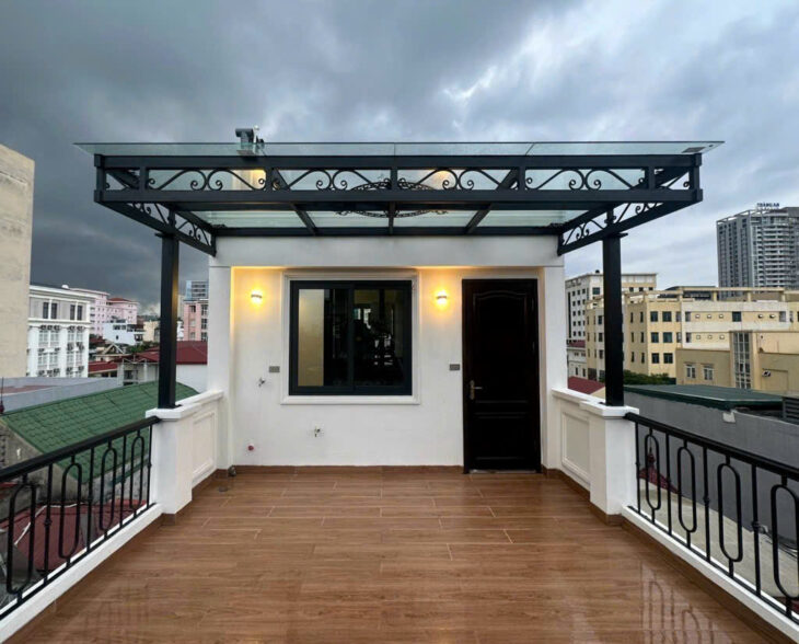 NHÀ 6 TẦNG TRUNG KÍNH 50M2 X 6T – 13 TỶ – Ô TÔ NGỦ TRONG NHÀ – THANG MÁY – KINH DOANH SANG