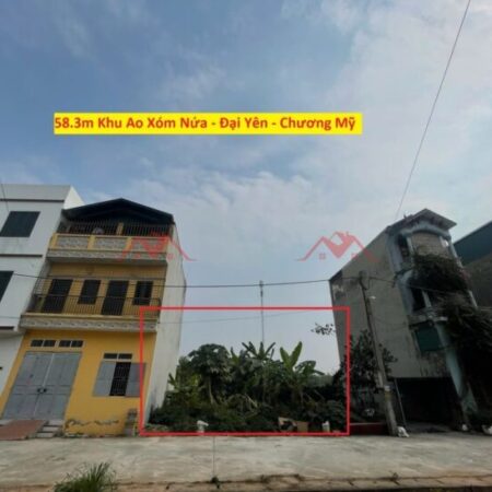 SIÊU PHẨM GIÁ 3 TỶ ĐẤT TẠI ĐẠI YÊN-CHƯƠNG MỸ D/T:58,3M