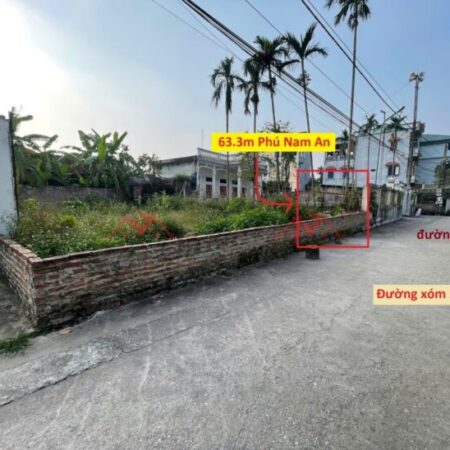 SIÊU PHẨM GIÁ 1,5 TỶ ĐẤT TẠI PHÚ NAM AN-CHƯƠNG MỸ D/T:63,3M SIÊU PHẨM GIÁ 1,5 TỶ ĐẤT TẠI PHÚ NAM AN-CHƯƠNG MỸ D/T:63,3M