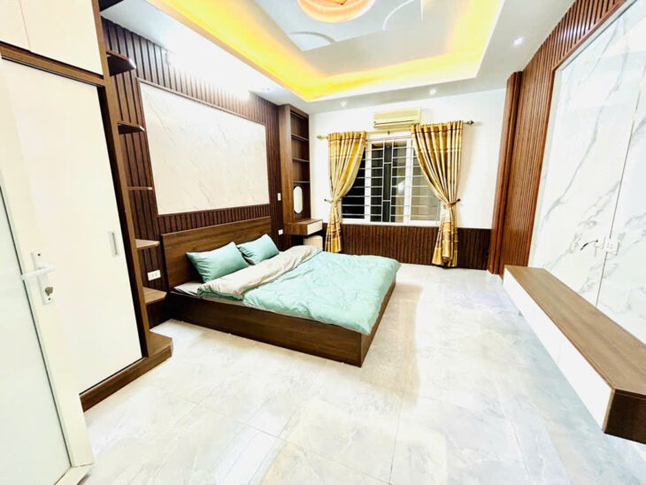 Bán Nhà Nam Dư Lĩnh Nam 34m 5Tầng 4 Phòng Full Nội Thất Giá 4.95 Tỷ