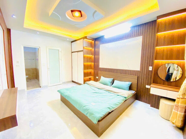 Bán Nhà Nam Dư Lĩnh Nam 34m 5Tầng 4 Phòng Full Nội Thất Giá 4.95 Tỷ