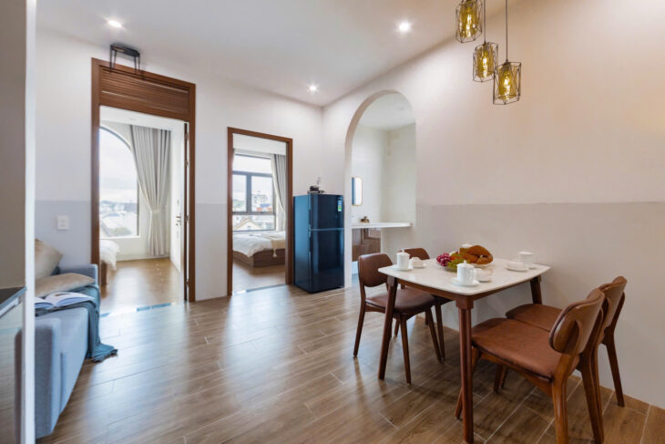 CHO THUÊ CĂN HỘ 2 PHÒNG NGỦ ĐƯỜNG MAI XUÂN THƯỞNG P8 12TR/THÁNG