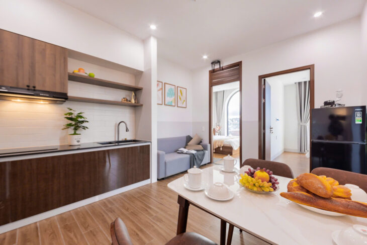 CHO THUÊ CĂN HỘ 2 PHÒNG NGỦ ĐƯỜNG MAI XUÂN THƯỞNG P8 12TR/THÁNG