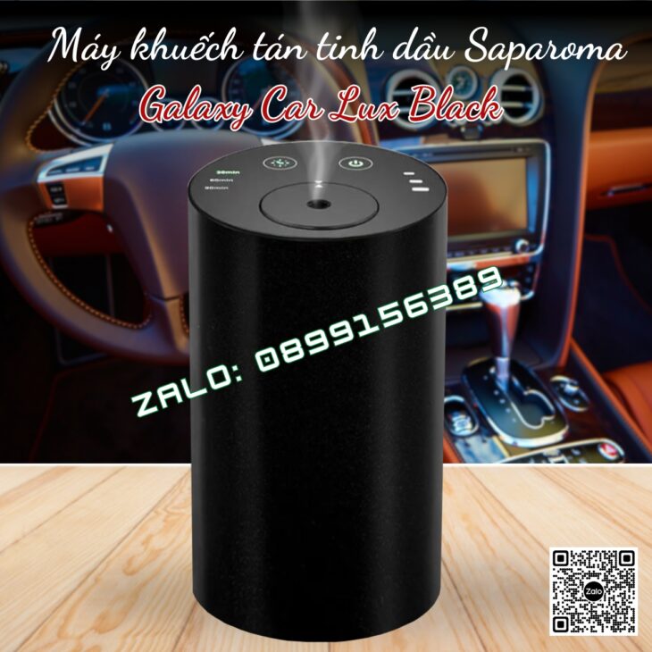 Máy khuếch tán Saparoma Galaxy Car, phun tinh dầu trực tiếp, có pin tích điện, thơm xe, thơm phòng