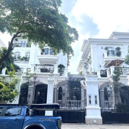 căn biệt thự 14,5×25,5m – KDC Cityland Q7 – 5 tầng đẹp – view sông – khu compound – giá 85,9 tỷ