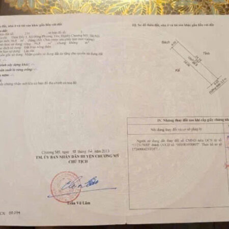 ĐẤT ĐẸP – GIÁ TỐT – Vị Trí Đắc Địa Tại Đông Phương Yên, Chương Mỹ, Hà Nội