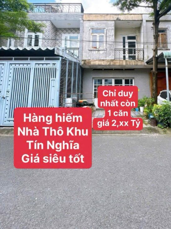 Duy Nhất 1 Căn Nhà Thô 1 lầu 1 trệt khu dân cư Tín Nghĩa G.ía Siêu Tốt