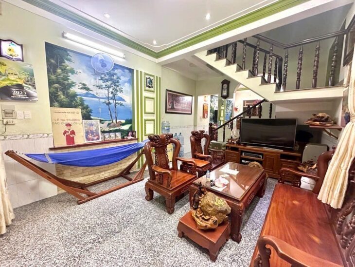 NHÀ 3 TẦNG BTCT 1 ĐỜI CHỦ CHƯA QUA ĐẦU TƯ – 3 BƯỚC RA MẶT TIỀN – BÌNH PHÚ TAM PHÚ – 85M2(N4 NỞ HẬU