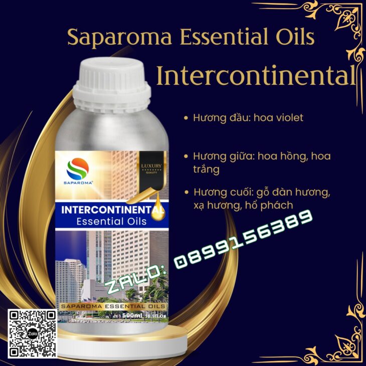 CHAI 500ML TINH DẦU HƯƠNG KHÁCH SẠN SAPAROMA THƠM PHÒNG, SANG TRỌNG, ĐIỂM NHẤN CHO KHÔNG GIAN