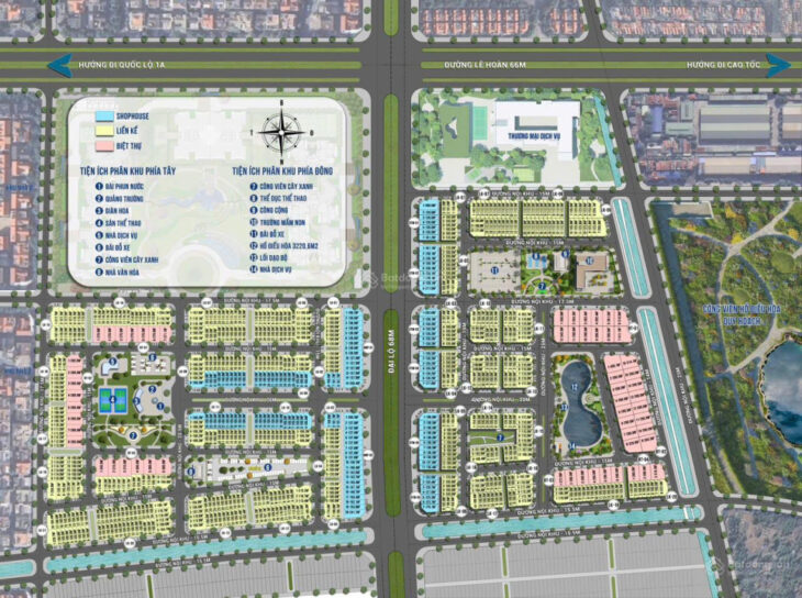Đất sỏ đỏ KĐT Tân Thanh Elite City cạnh đường 68m, gần khu hành chính huyện