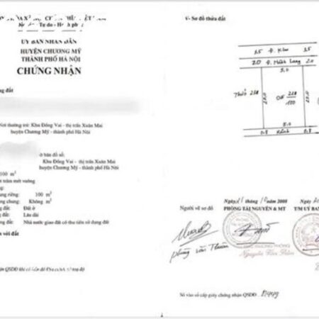 Bán đất thổ cư 100m², Xuân Mai, Chương Mỹ, Hà Nội – nhỉnh 3 tỷ 0906215365