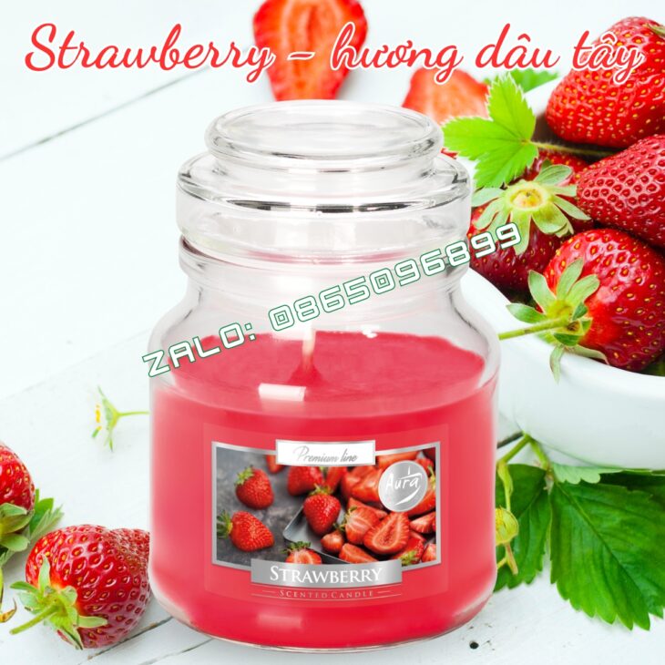 Hũ nến thơm nhập khẩu Bispol 120g, thơm phòng, thư giãn, hỗ trợ khử mùi, hàng chính hãng