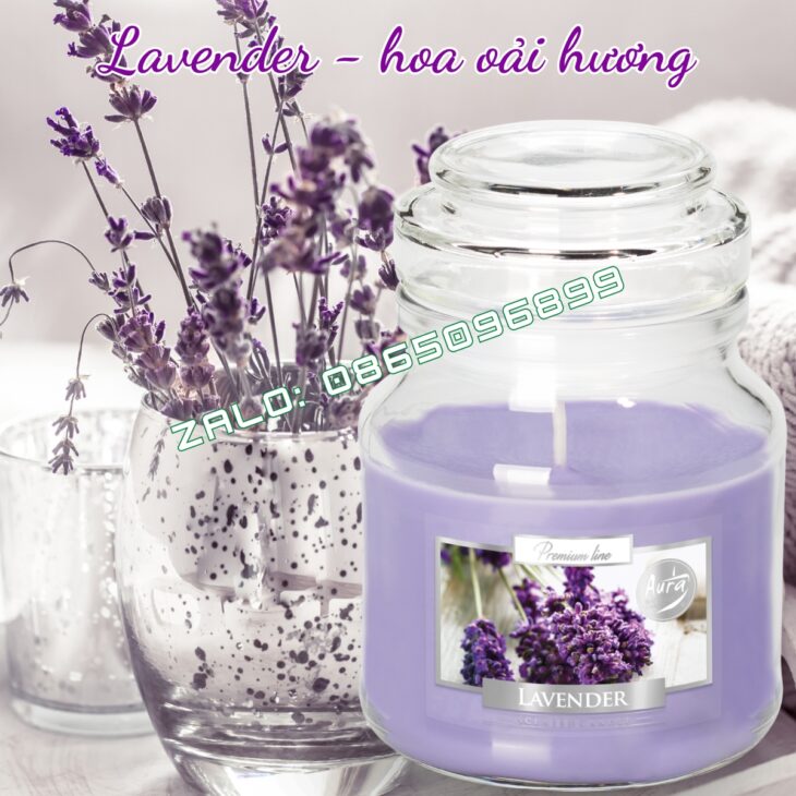 Hũ nến thơm nhập khẩu Bispol 120g, thơm phòng, thư giãn, hỗ trợ khử mùi, hàng chính hãng