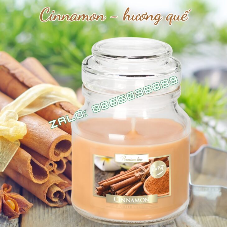 Hũ nến thơm nhập khẩu Bispol 120g, thơm phòng, thư giãn, hỗ trợ khử mùi, hàng chính hãng