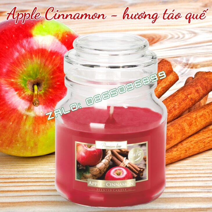 Hũ nến thơm nhập khẩu Bispol 120g, thơm phòng, thư giãn, hỗ trợ khử mùi, hàng chính hãng