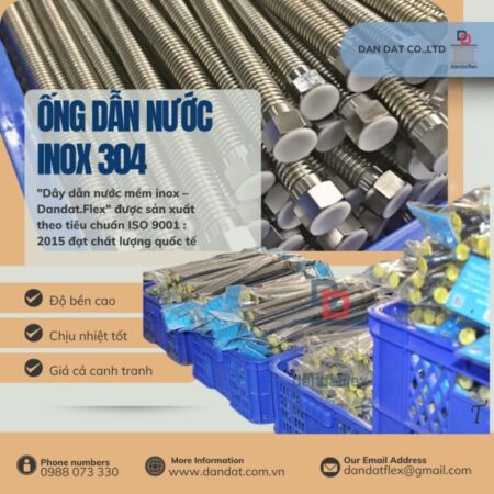 Dây mềm cấp nước nóng, ống mềm cho máy nóng lạnh, dây mềm inox dẫn nước vòi chậu Dây mềm cấp nước nóng, ống mềm cho máy nóng lạnh, dây mềm inox dẫn nước vòi chậu