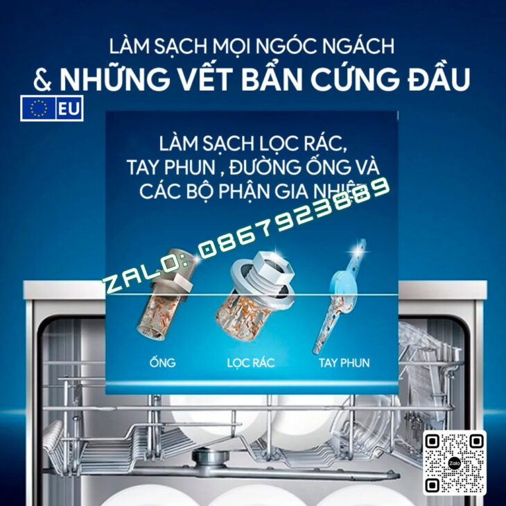 Viên vệ sinh máy rửa bát Finish Dishwasher Cleaner, loại bỏ mọi vết bẩn, hàng nhập khẩu chính hãng