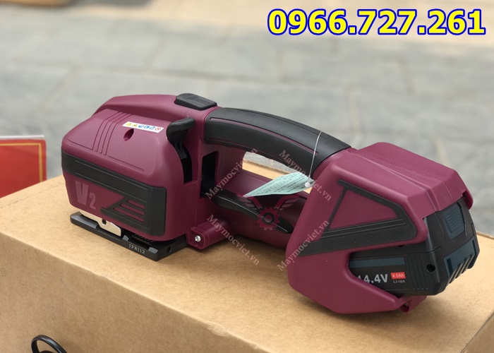 Máy Đóng Đai Nhựa Dùng Pin V2