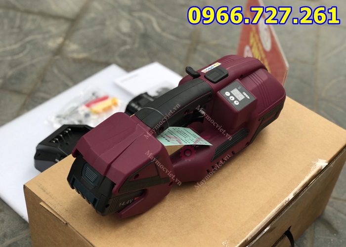 Máy Đóng Đai Nhựa Dùng Pin V2
