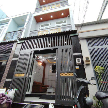 NHÀ BÁN NGUYỄN VĂN LƯỢNG GÒ VẤP, HẺM XE HƠI, 66m2, 3 TẦNG 3PN, CHỈ 6.4 TỶ TL