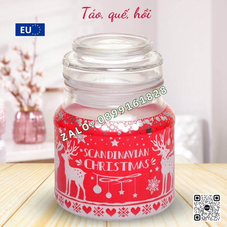NẾN THƠM TINH DẦU CAO CẤP BARTEK 130g THƠM PHÒNG, DECOR TRANG TRÍ, HỖ TRỢ KHỬ MÙI, NHẬP KHẨU CHÂU ÂU