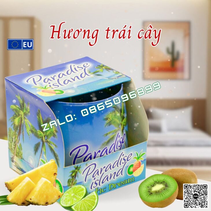 Nến thơm nhập khẩu Bartek Candles 100g, thơm phòng, thư giãn, hỗ trợ khử mùi, hàng chính hãng