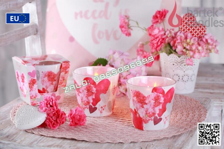 Nến thơm thiên nhiên Bartek Candles 115g, thơm phòng, thư giãn, hỗ trợ khử mùi, decor trang trí