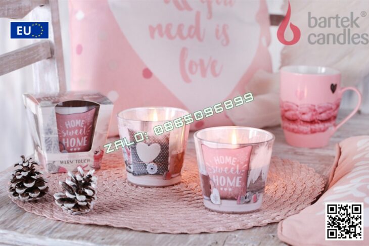 Nến thơm thiên nhiên Bartek Candles 115g, thơm phòng, thư giãn, hỗ trợ khử mùi, decor trang trí