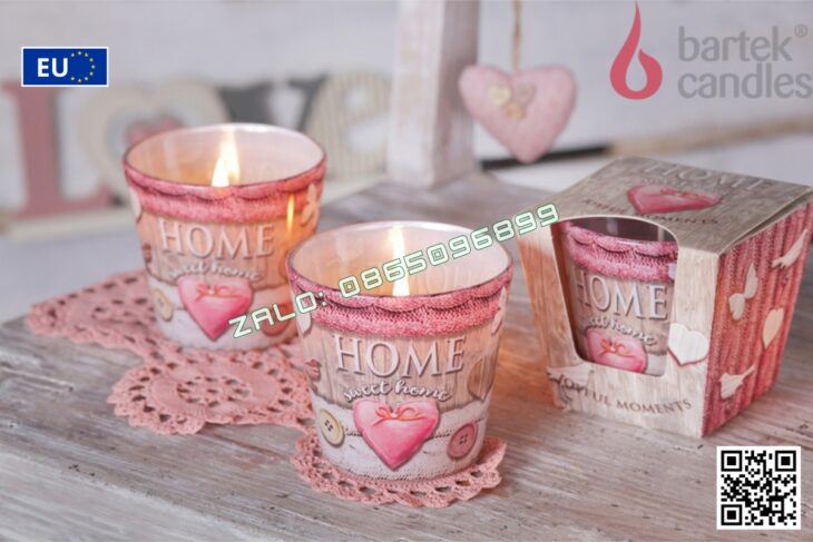 Nến thơm thiên nhiên Bartek Candles 115g, thơm phòng, thư giãn, hỗ trợ khử mùi, decor trang trí