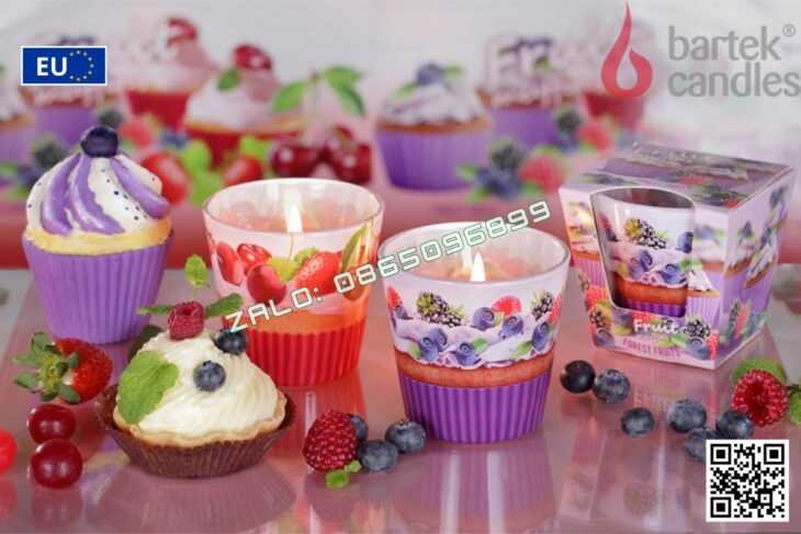 Nến thơm thiên nhiên Bartek Candles 115g, thơm phòng, thư giãn, hỗ trợ khử mùi, decor trang trí
