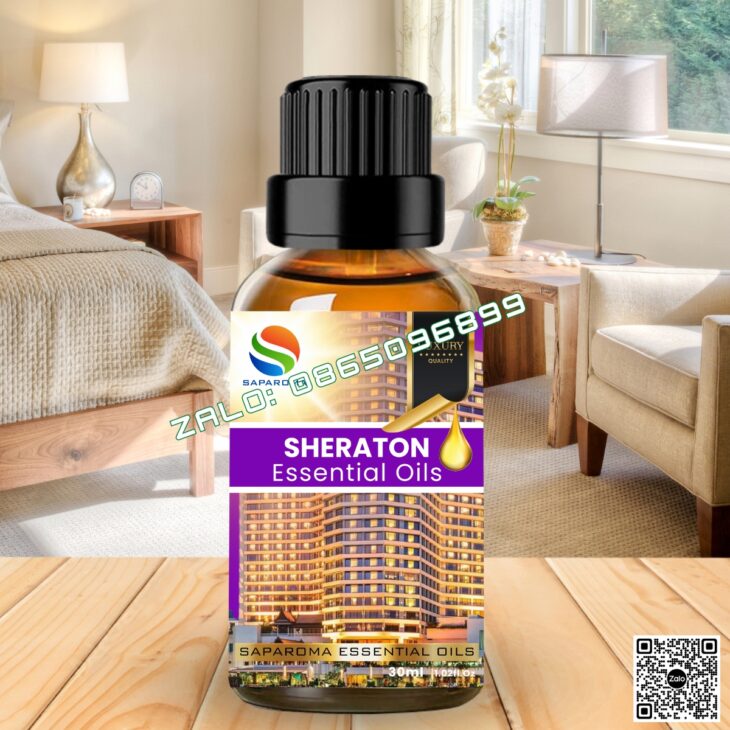Tinh dầu nước hoa thơm phòng cao cấp Saparoma 5ml, hỗ trợ khử mùi, hương thơm sang trọng