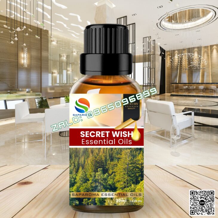 Tinh dầu nước hoa thơm phòng cao cấp Saparoma 5ml, hỗ trợ khử mùi, hương thơm sang trọng