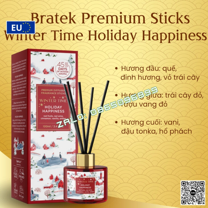 TINH DẦU KHUẾCH TÁN QUE MÂY BARTEK 100ml, THƠM PHÒNG, THƯ GIÃN, HỖ TRỢ KHỬ MÙI, NHẬP KHẨU CHÂU ÂU