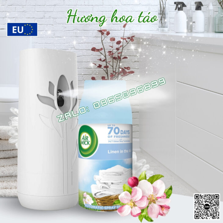TINH DẦU XỊT THƠM PHÒNG TỰ ĐỘNG AIR WICK 250ML, HỖ TRỢ KHỬ MÙI, NHẬP KHẨU CHÂU ÂU CHÍNH HÃNG