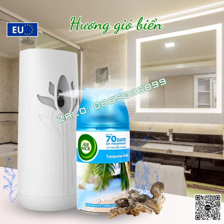 TINH DẦU XỊT THƠM PHÒNG TỰ ĐỘNG AIR WICK 250ML, HỖ TRỢ KHỬ MÙI, NHẬP KHẨU CHÂU ÂU CHÍNH HÃNG