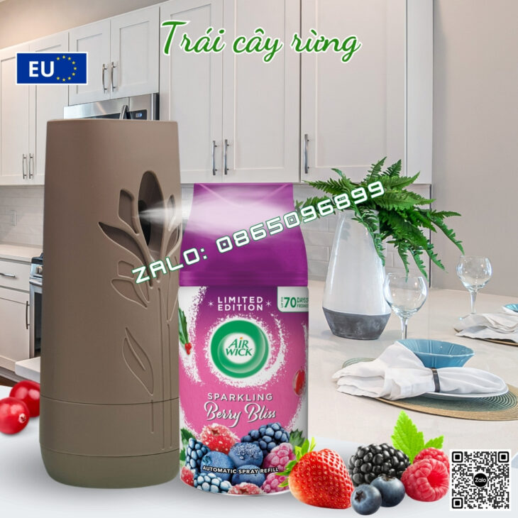 TINH DẦU XỊT TỰ ĐỘNG AIR WICK 250ml, BÍ QUYẾT NHÀ TẮM, TOILET LUÔN SẠCH THƠM NHƯ KHÁCH SẠN 5 SAO