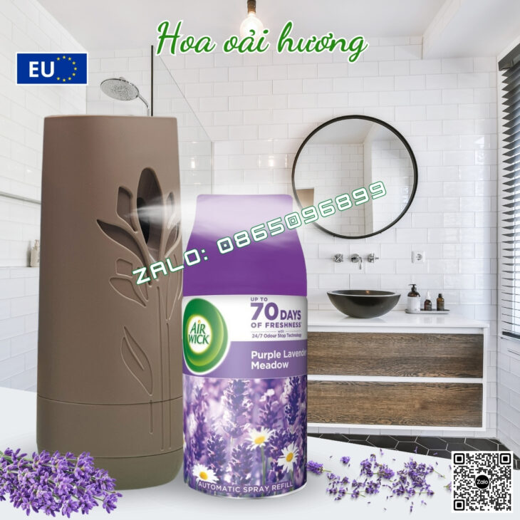 TINH DẦU XỊT THƠM PHÒNG TỰ ĐỘNG AIR WICK 250ML, HỖ TRỢ KHỬ MÙI, NHẬP KHẨU CHÂU ÂU CHÍNH HÃNG