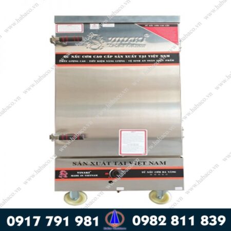 Tủ nấu cơm công nghiệp 6 khay bằng Điện