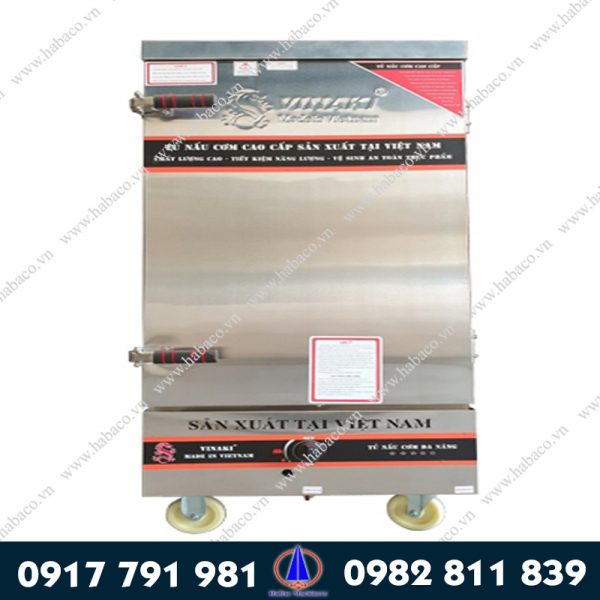 Tủ nấu cơm công nghiệp 6 khay bằng Điện