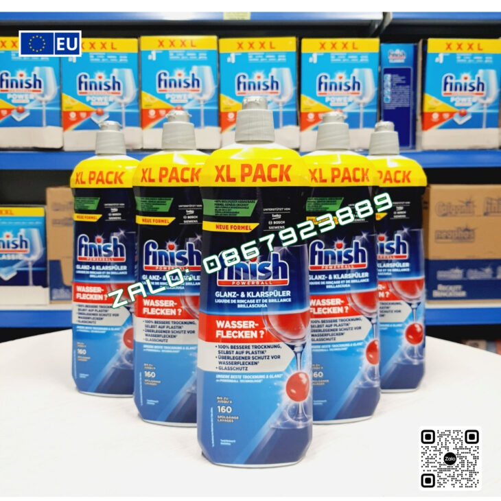 Viên rửa bát FINISH POWER ESSENTIAL (6 chức năng), hàng nhập khẩu chính hãng EU